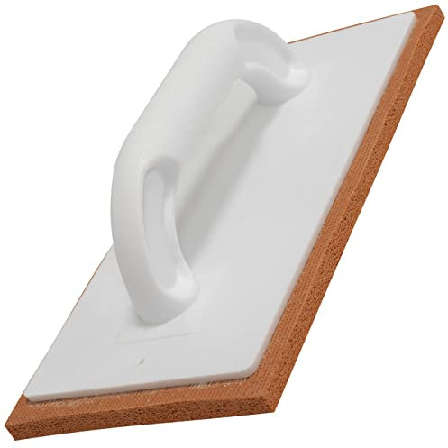 AERZETIX - C67334 - Llana/talocha de caucho poroso suave para la limpieza de las juntas de azulejos 283x142mm - espesor de la espuma/esponja 10mm - loza - mango de plástico - herramienta manual