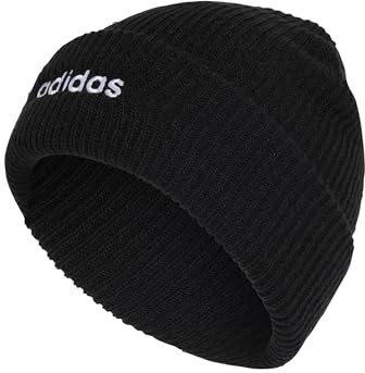 adidas Unisex Classic Beanie, Black/White, S