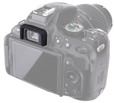 JJC Oculare in morbido silicone per Nikon D5600 D5500 D5400 D5300 D5200 D5100 D5000 D3400 D3300 D3200 D3100 D3000 sostituisce Nikon DK-25 oculare