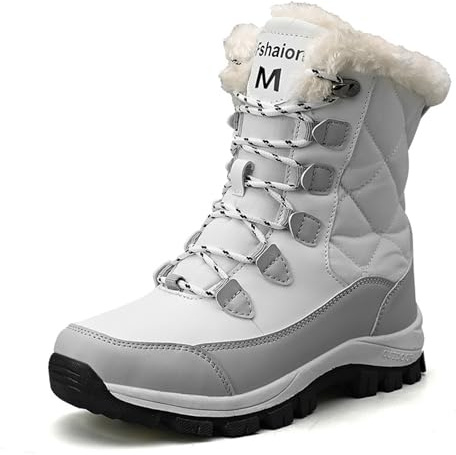 Sudychen Bottes de Neige Femme Hiver Doublées & Imperméables