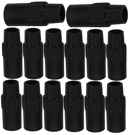 Warmhm 20pezzi Clip Per Ripiano Armadio Barre Di Tensione in Plastica Per Armadio Di Per Barra Di Tensione Adattabile Tubi Rotondi Meccanismo Di Bloccaggio Stabile Robusto e Durevole