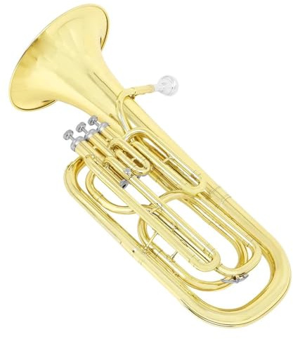 Euphonium B Euphonium 3 Tasten Vertikales Baritonhorn Messingkorpus Tenorinstrument Mit Koffer Handschuhen Stoff
