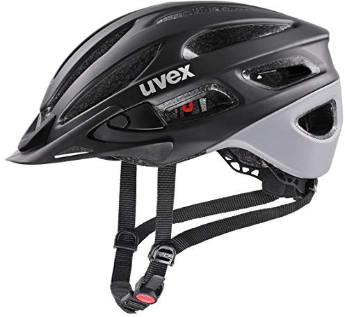 uvex True cc - Leichter Allround-Helm für Damen - individuelle Größenanpassung - erweiterbar mit LED-Licht - Black - Grey matt - 52-55 cm