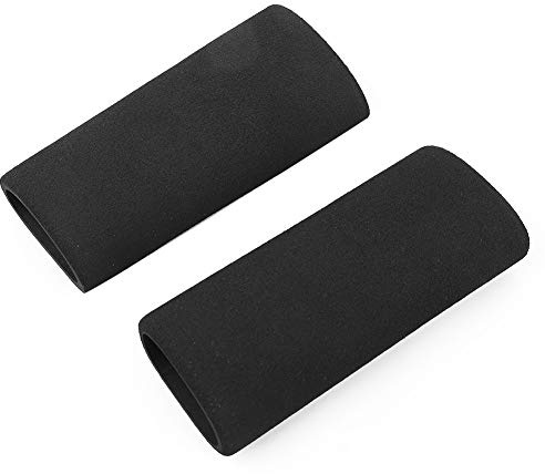 Vikenar Motorcycle Grip Cover 2pcs, Black 1 Pair Motorcycle Handlebar Grips With Soft Non-Slip,Foam Motorcycle Throttle Control Grip Cover