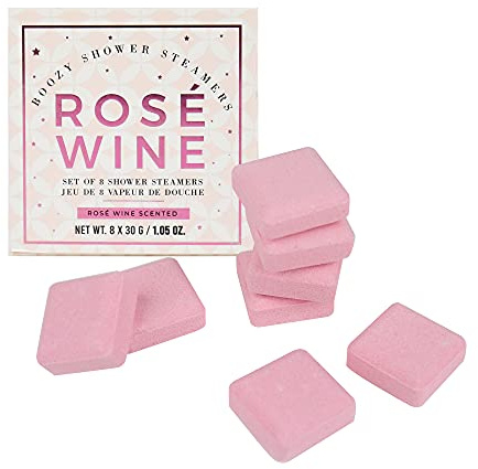 Gift Republic Set of 8 Shower Steamers Gift Pack Rosé Wine Scent (8x 30 Gram)