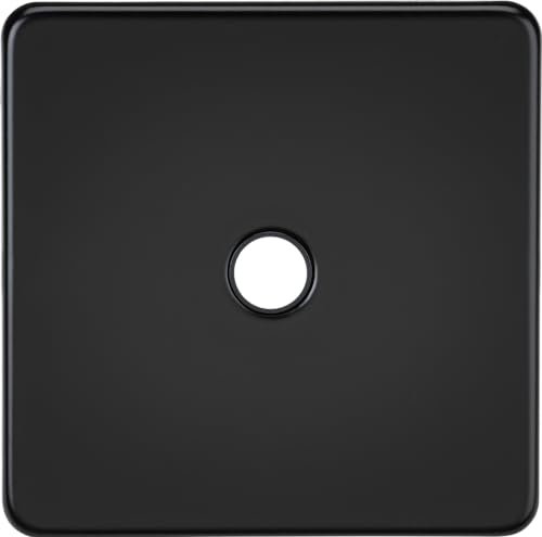Knightsbridge 20A Flex Outlet Plate - Matt Black