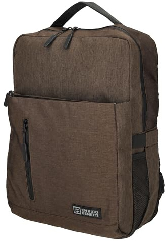 Christian Wippermann kleiner Damen Herren Rucksack City Bag Plane Tasche Bag Bordgepäck Braun
