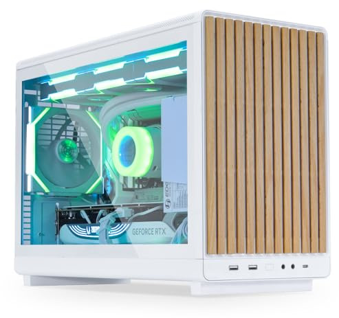 Lian Li Panneau en verre trempé A3-mATX - Blanc, verre trempé, acier + cadre en aluminium