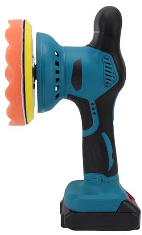 Fafeicy Polisseuse sans Fil pour Voiture, Vitesse Variable, Batterie Rechargeable, 6 Pouces, pour L'entretien de la Voiture (Prise UE)