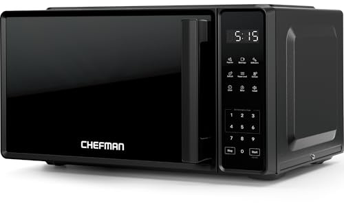 Chefman 20L Countertop Microwave Oven, 700W, 10 Power Levels, Mute Button