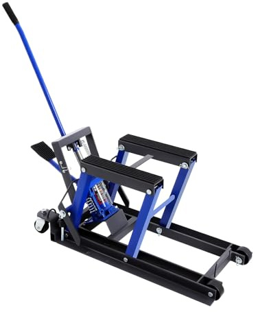 KANBCNG Cric hydraulique pour moto - 680 kg - Charge maximale : 680 kg - Pont élévateur de moto - Support de montage pour moto - Support de montage pour garage