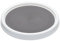 Copco Basics Plastic Lazy Susan-Style Kitchen Worktop and Shelf Organiser, 23 cm, White/Grey