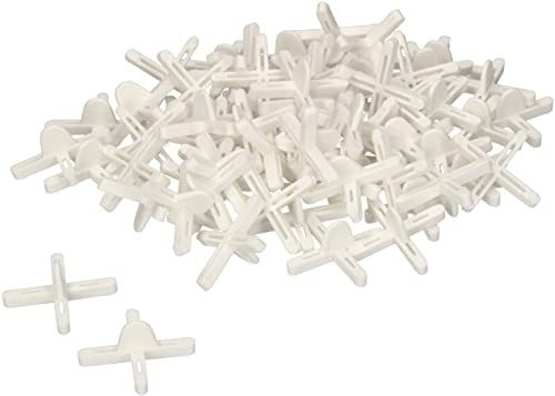 KOTARBAU® Crucetas para juntas 3,5 mm, 70 UNIDADES, Distanciadores de plástico, Espaciadores de baldosas para lechadas, Cruces para colocar azulejos, Clips