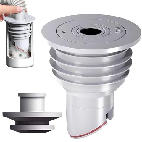 Junta de manguera de drenaje de lavadora de 45 – 50 mm, desagüe para lavadora, conector de desagüe de lavadora, junta de manguera de desagüe de lavadora gris, anillo de sellado para el hogar, cocina