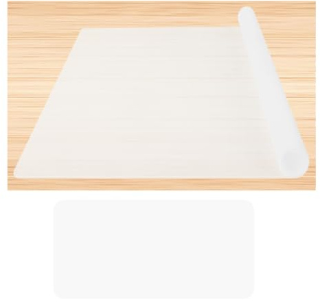 DeJivsin Stor silikonmatta, transparent 70 x 50 cm, pysselunderlägg för målning, målningsunderlägg för barn, lerunderlag, bordsunderlägg för hantverk gör-det-själv-målningsmattor, bordstabletter
