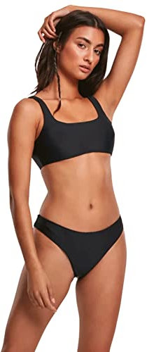 Urban Classics Damen Ladies Tanktop Bademode Bikini-Set, Black, L