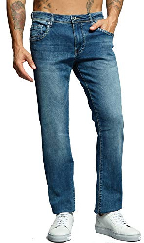 Coveri Jeans Uomo Slim Fit Elasticizzati Denim 5 Tasche 46 48 50 52 54 56 58 (56 - Denim)