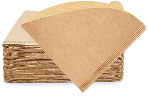 YQL 200PCS Coffee Filters Size 2, Disposable Unbleached Filter Papers for Coffee Dripper Pour Over Coffer Makers(2-4 Cups)
