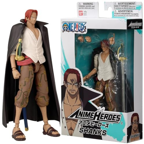 BANDAI - Anime Heroes - One Piece - Figurine Shanks 17 cm - 36935