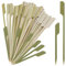 HDGSAFD Brochettes De Barbecue 200 Pièces, Fourchettes À Frites, Brochettes D'Amuse-Gueules, Cure-Dents, Assiettes À Collation, Accessoires De Buffet, Brochettes