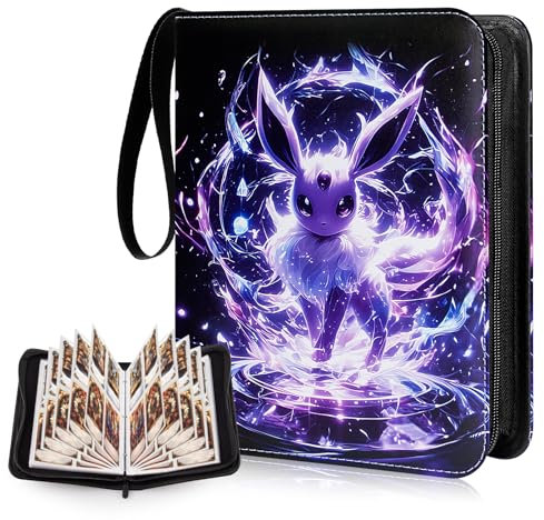 SupaWeiss 50 Page Trading Card Binder,Card Binder 4 pocket