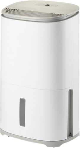 Meaco Ultra Quiet Entfeuchter - MeacoDry Arete® One Warm Pebble 25L Zimmer Entfeuchter & Luftreiniger für Häuser, Keller, Schlafzimmer, Garagen