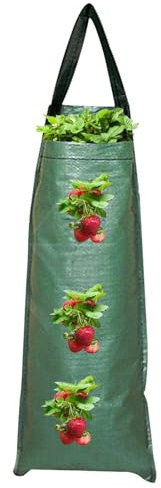 Sacs à planter épaissis - Conteneur respirant pour jardin domestique, Grow Sacs verticaux pour légumes tomates pommes de terre fraises | Sac à planteur en tissu avec poignées renforcées, pot de Co