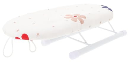 Ipetboom Mini Table à Repasser et Portable Planche à Repasser pour Manches Cols et Poignets Housse Imprimée Respirante et Accessoire pour Usage Domestique et Voyage