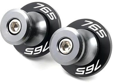 Diábolos Moto Basculante Bobina Tornillo Para Triumph Street Triple 765RS 765R 2025 2026 Tornillo Del Soporte De Los Deslizadores De Los Carretes Del Basculante De Motocicleta(Grey,A)