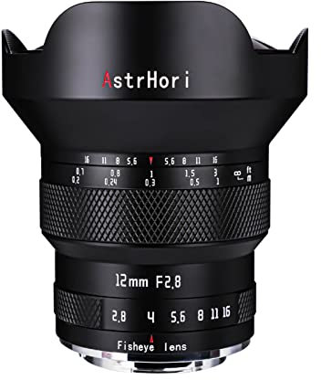 AstrHori 12mm F2.8 Full Frame Manual Fisheye Lens 185° Ultra Wide Angle Lens for Leica/Panasonic/Sigma L Mount Mirrorless Camera T,TL,TL2,CL,S1,S1M,S1R,S1RM,S1H,S1K,S5,S5K,S5C,SL,FP,FPL,etc.
