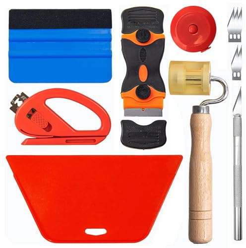 Art3d Wallpaper Smoothing Tool Kits, Multi-Function Smoothing Tool Set for Peel and Stick Contact Paper Vinyl Window Film Car Wrap
