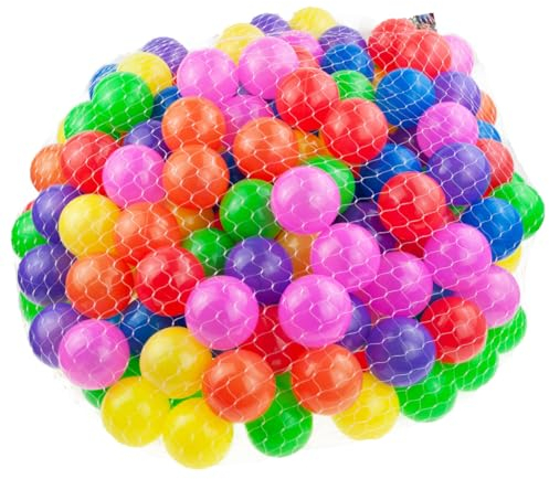 Martom Bunte Bälle für Bällebad 7/6cm Babybälle Plastikbälle Baby Spielbälle 100-2000 Stuck (7cm, 200, Stück)