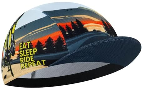 Corsehild Fahrradmütze Unter Helm Radsport-Kappen für Unisex Fahrradmütze