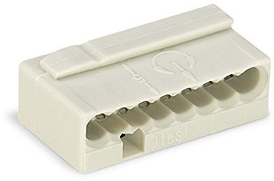 25x Wago 243-308 MICRO Verbindungsklemme - mini Wago - 8-fach - Verteilerklemme - Dosenklemme - lichtgrau