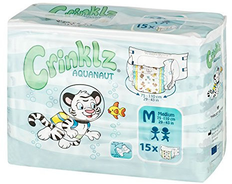 CRINKLZ Aquanaut Windeln M 15 Stück