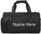 Personalisierte Bestickte Sporttasche Reisetasche Mit Jedem Text Benutzerdefinierte Sporttasche Mit Schuhfach & Nassfach (Schwarz)