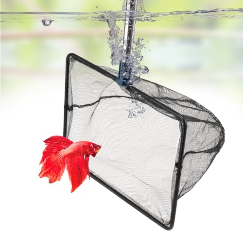 DaToo 20,3 cm Aquarium-Fischnetz für Betta Aquarium, Nano-Nylon-Netz mit ausziehbarem Griff, 30,5 - 63,5 cm