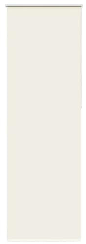 vidaXL Verdunkelungsrollo Cremeweiß 65x210cm Stoffbreite 60,7 cm, Rollo, Klemmfix, Thermorollo, Verdunklungsrollo, Klemmrollo, Fensterrollo