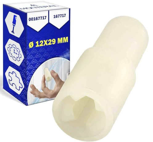 MONTERAL Giunto per Albero Motore Ø 12x29 mm per Frullatore a Immersione con Codice Originale 167717 00167717 per Bosch per Balay per Constructa per Siemens per Neff - Garanzia di 10 Anni