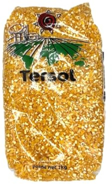 Maïs Hominy Petit 1kg – Maïs Blanc Précuit Séché – Céréale Africaine pour Bouillies, Pozole, Soupes Traditionnelles – Sans Gluten