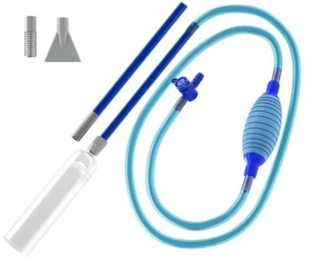 Bamberg Hot Tub Vacuum Spa Vac Manual Cordless Spa Vacuum Cleaner Inflatable Hot Tub with 10FT Handheld Flexible Hose 3 Heads