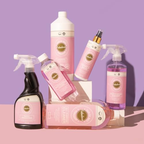 Fabulosa Your Sol Mate Hummingbird Bundle – 7-Piece Luxury Cleaning Set with Pink Dragonfruit & Brazilian Jasmine Vegan Cruelty-Free Hygienic & Refreshing