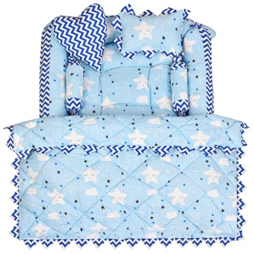 AD’s Cudde Baby Nest Pod for baby 0-12months Newborn Lounger, Bassinet Portable Bed, Adjustable Nest Pod Breathable 100% Cotton Cover, Newborn Essentials Gifts