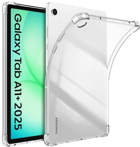TiMOVO Cover Trasparente per Samsung Galaxy Tab A11+/A11 Plus 11 Pollici 2025 SM-X230/‎X236/‎‎X238, Cover Protettiva Ultra Sottile e Leggera in TPU Trasparente