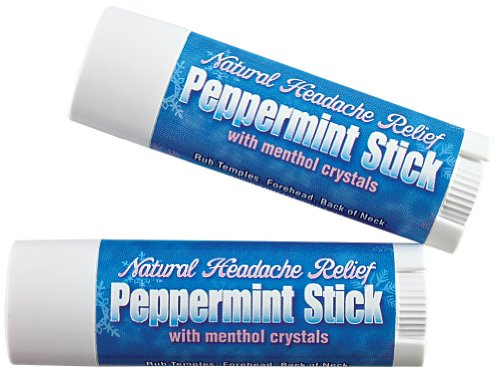 Peppermint Sticks Menthol Crystals Rosemary Headache Relief (Set of 2) by CloseoutZone