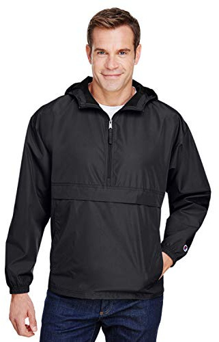 Champion - Packable Quarter-Zip Jacket - CO200 - L - Black