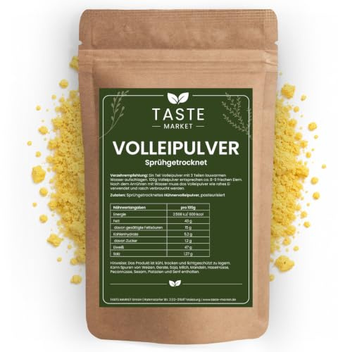 Heläggspulver 500 g | äggröra matlagning bakning | äggersättning | spraytorkad | fullägg | knappmärke |