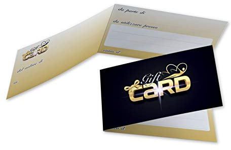 Buoni Regalo Estetista (da 50 a 250 pezzi) Buoni Omaggio Biglietti Pieghevoli Centro Estetico Gift Card Estetica Coupon Massaggi Cartoncino da Compilare Offerta Sconto Clienti (50)
