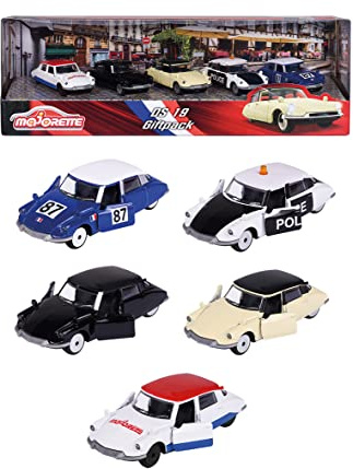 Majorette - Vintage Citroën DS Giftpack - Auto in miniatura in metallo - Scala 1/64° - Cofanetto 5 Veicoli - 212052013SM1
