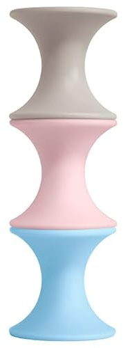 Fat Brain Toys Tulu by MOLUK 3pc Set Pastel - New/PreOrder - Tulu by MOLUK 3pc Set Pastel Building & Construction for Babies